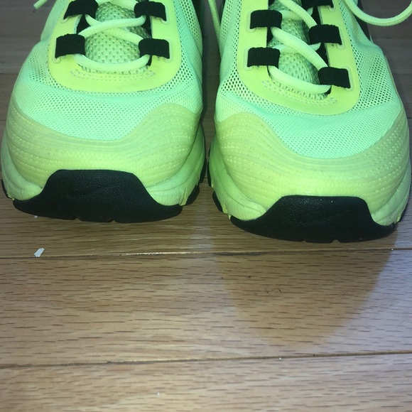 NIKE NEON MAX AIR TRAINING SNEAKERS SIZE 7.5 - Picture 6 of 8